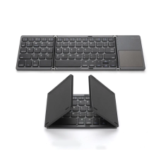 B033 Foldable Bluetooth Keyboard with Touchpad (black)